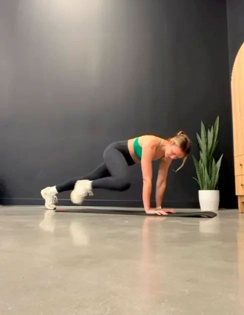 Woman exercising
