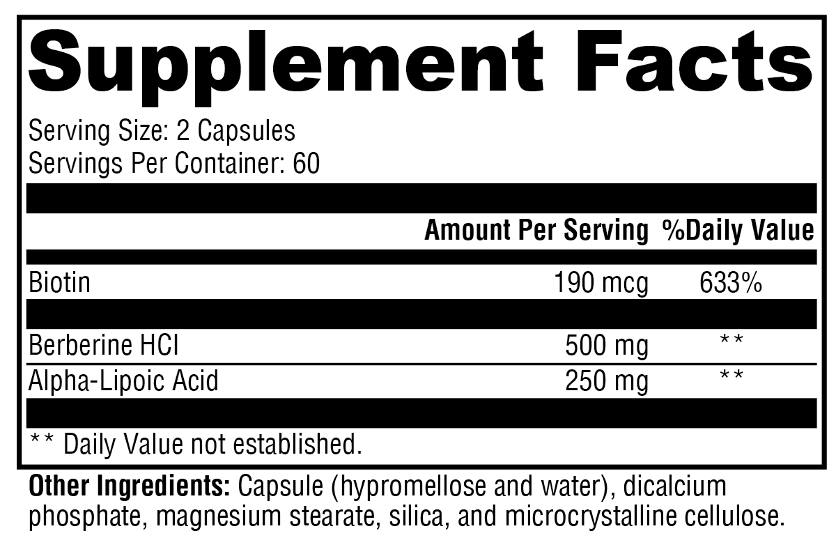 ALAmax Protect 120 C - Berberine & ALA Supplement | Xymogen