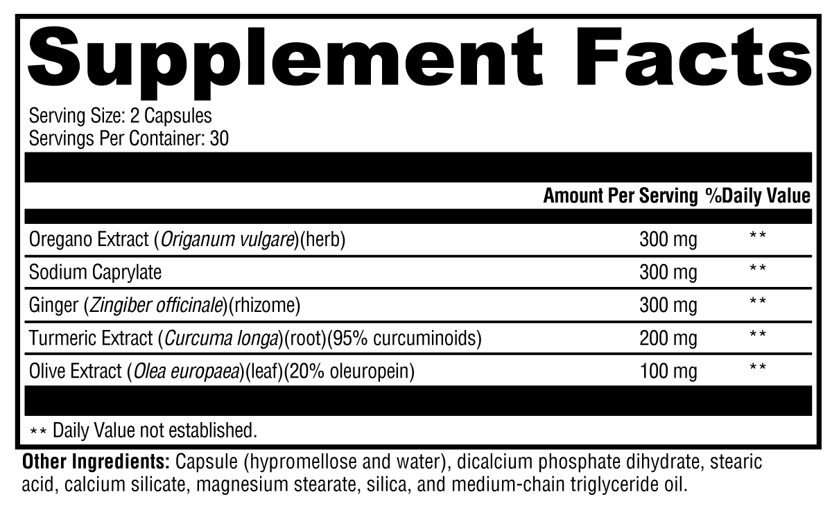 Supplement facts. For more information please call 1 (800) 647-6100