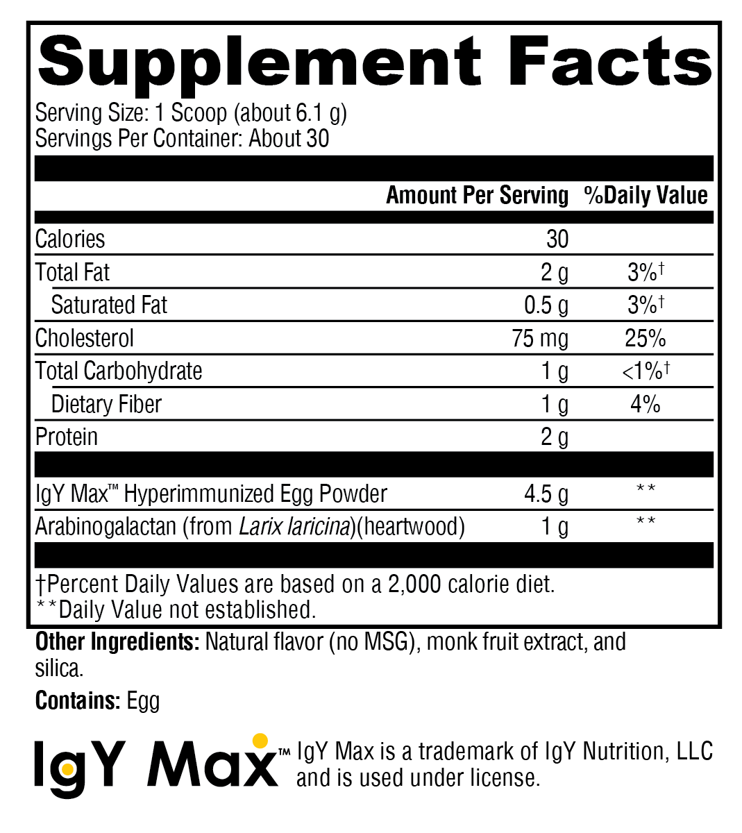 IG-26 Plus DF Vanilla 30 Sv- I-26 Supplement | Xymogen