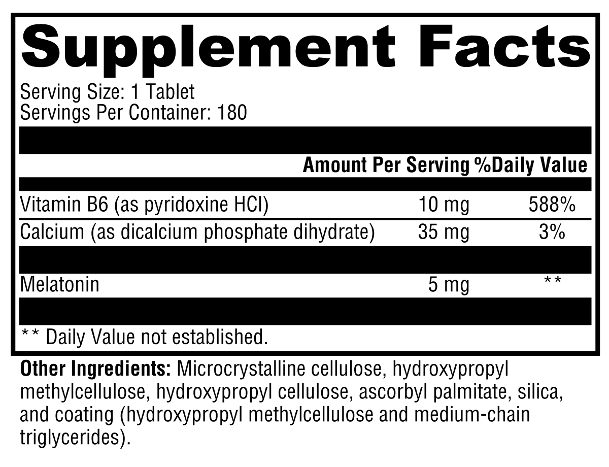 Supplement facts. For more information please call 1 (800) 647-6100