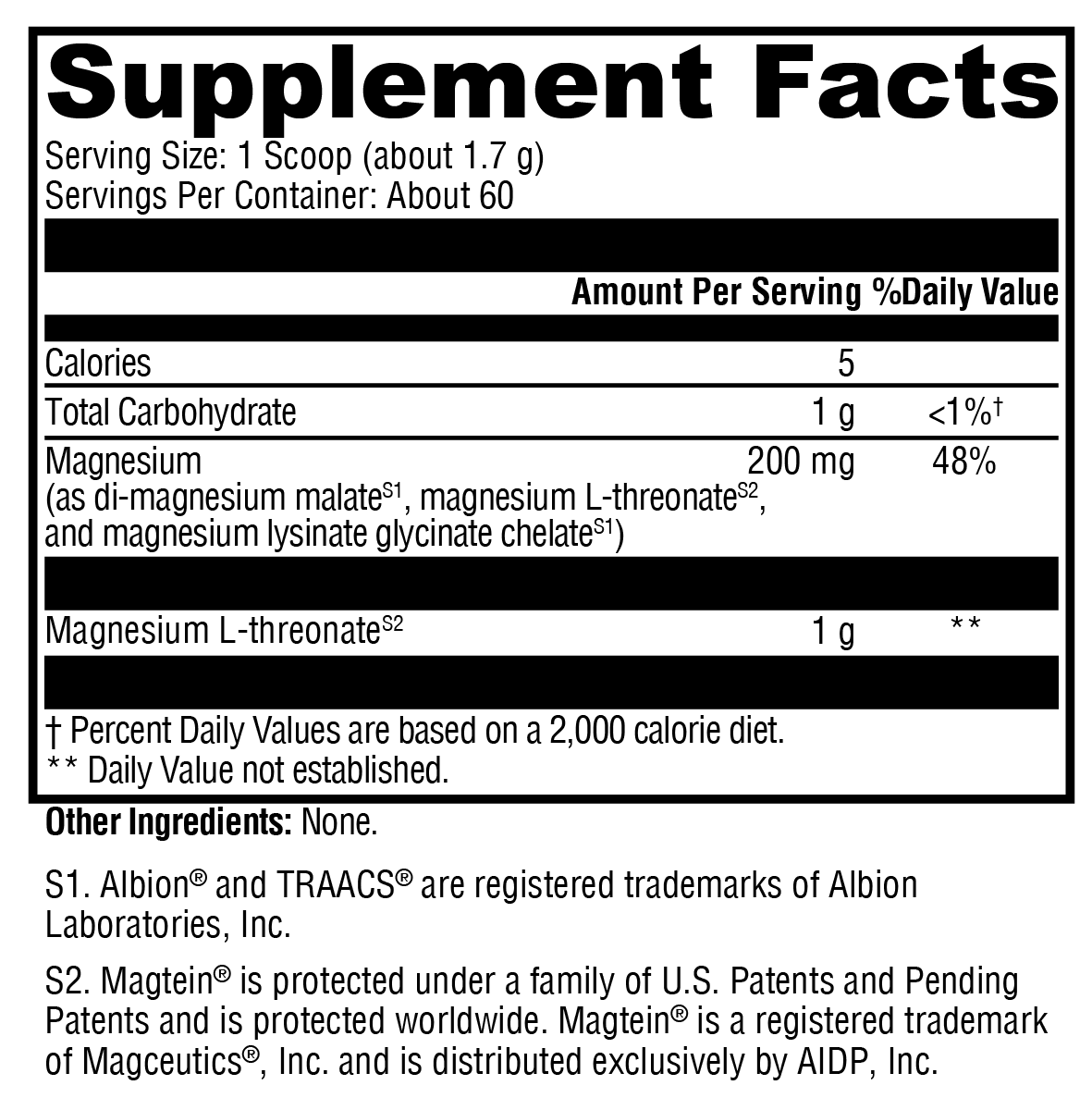 健康・医学 ONIGILI OptiMag Neuro Unflavored Magnesium Powder | Xymogen