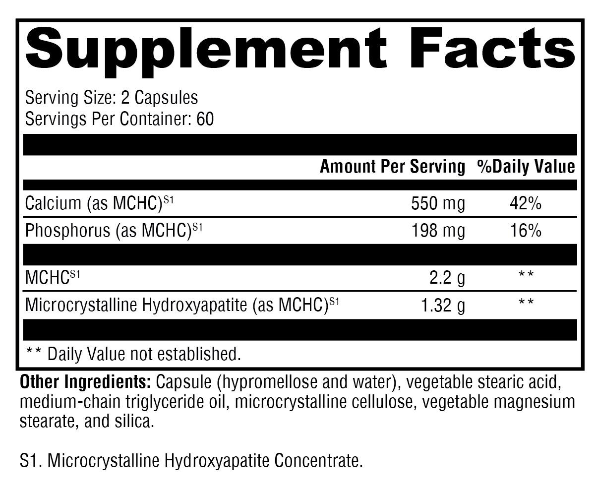 Supplement facts. For more information please call 1 (800) 647-6100