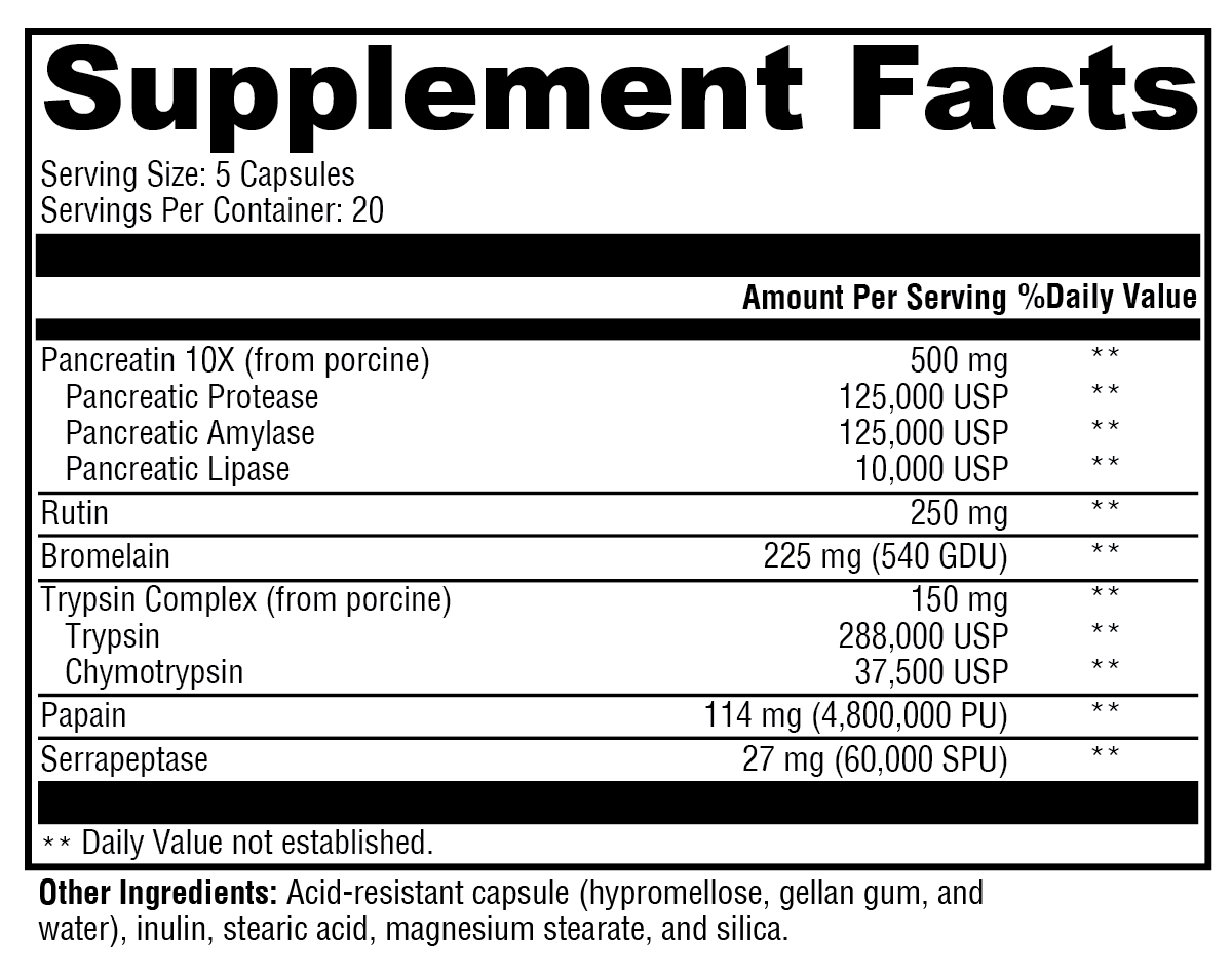 Supplement facts. For more information please call 1 (800) 647-6100