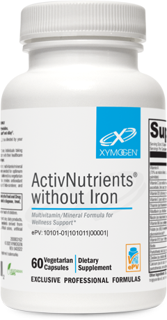 ActivNutrients 120 C - Multivitamin Without Iron | Xymogen